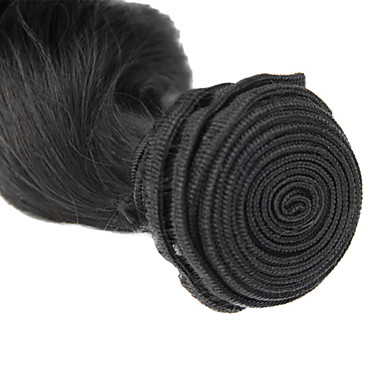 3шт 24inch Natural Black освобождает волну монгольский Weave волос девственницы Связки