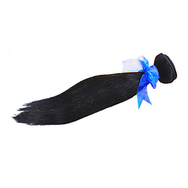 20inch Remy индейца 100% шелк человеческих волос прямой Великой 5А Наращивание волос / соткать