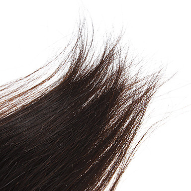 12 "100% человеческих волос прямой Natural Black Расширение волос