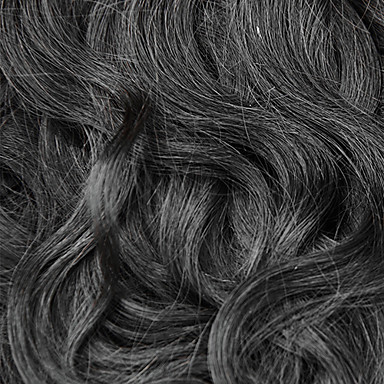 3шт Малайзии Богородицы естественная волна класс 5А волос Weave 24inch Natural Black