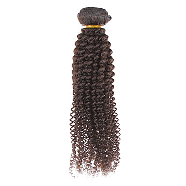 22 "100% человеческих волос кудрявый Вьющиеся Natural Black Расширение волос