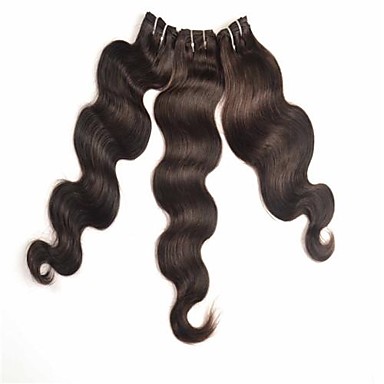 Красивые Малайзии объемная волна 100% Remy человеческих волос 20inch 3шт