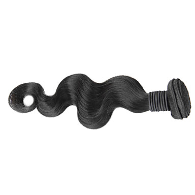 4шт 26inch Natural Black объемная волна бразильских Weave волос девственницы Связки