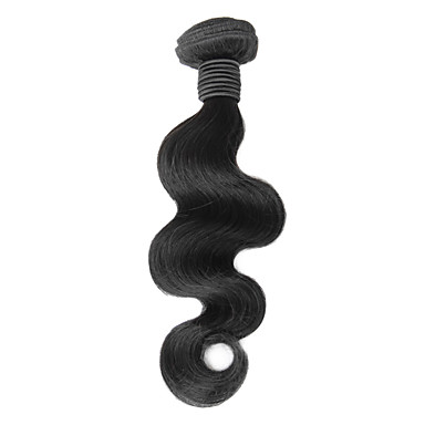 4шт 26inch натуральный черный объемная волна китайских Weave волос девственницы Связки