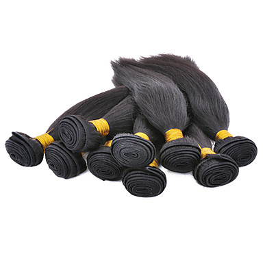 3Bundle/Lot 16 дюймов Прямо королева Weave кутикулы неприсоединения 5А класс бразильского Виргинские волос