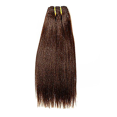 18INCH 100% Человеческие волосы Remy индейца Яки прямой Великий 5А выдвижения волос / Плетение