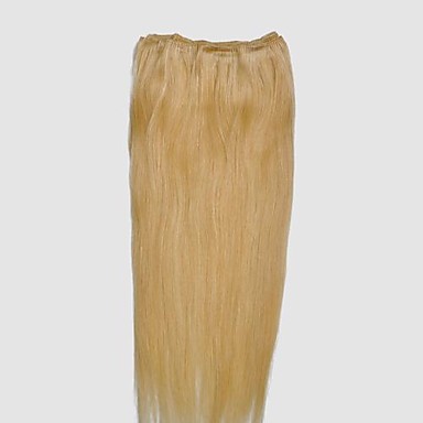 20-дюймовый 100г человеческих волос Remy шелковистая прямая утка больше цветов