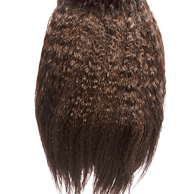 18INCH 100% перуанский человеческих волос Remy Kinky Straght Великий 5А выдвижения волос / Плетение