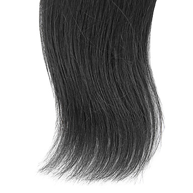 1шт монгольский девственницы прямых волос Weave класс 5А 8inch Natural Black