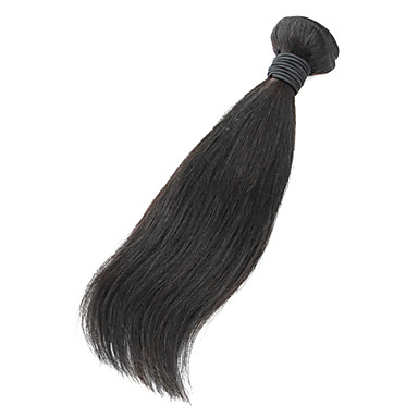 1шт монгольский девственницы прямых волос Weave класс 5А 24inch Natural Black