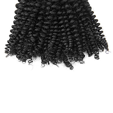 1шт 14inch Natural Black Kinky курчавый бразильский Weave волос девственницы