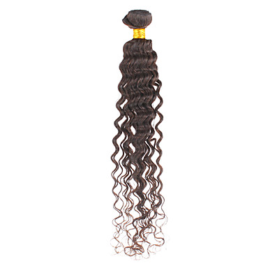 26 "100% человеческих волос глубокой волны Natural Black Расширение волос