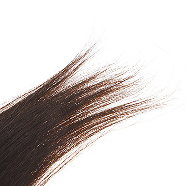 16 "100% человеческих волос прямой Natural Black Расширение волос