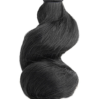 3шт Малайзии Богородицы освобождает волну класс 5А волос Weave 14inch Natural Black