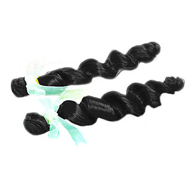 20inch 100% Человеческие волосы Remy индейца свободная волна Великой 5А Наращивание волос / соткать