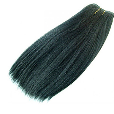 18INCH Remy индейца 100% человеческих волос Yaki прямое Великой 5А Наращивание волос / соткать