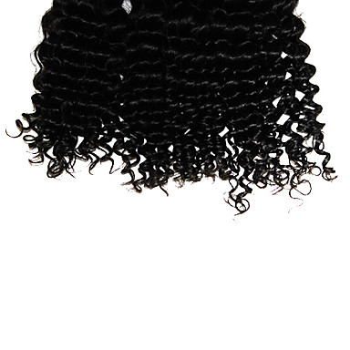 4А бразильского Виргинские фигурные волны утка человеческих волос Расширения (16 дюйма)