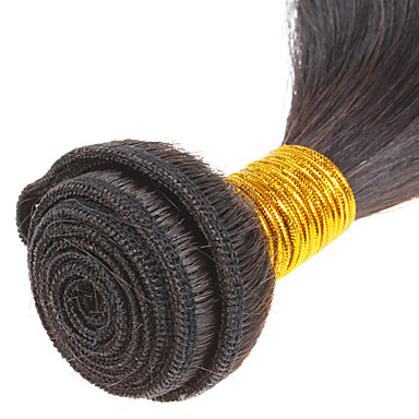 26 "100% человеческих волос прямой Natural Black Расширение волос