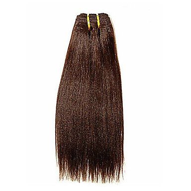 18INCH Remy индейца 100% человеческих волос Yaki прямое Великой 5А Наращивание волос / соткать