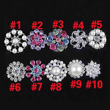 Ювелирные изделия Кристалл аксессуары для волос для малыша (случайный цвет)