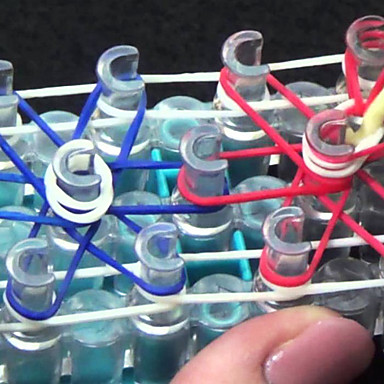 Радуга Lm Кит Сам браслет (600 PCS, С S-зажимами или C-Clip, 1 Спецификация, 1 крючком иглы)