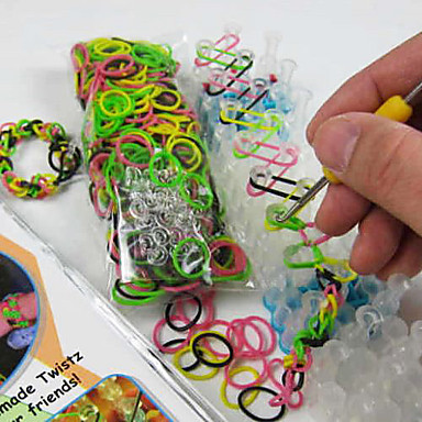Радуга Lm Кит Сам браслет (600 PCS, С S-зажимами или C-Clip, 1 Спецификация, 1 крючком иглы)