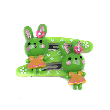 Детский Волосы ювелирные изделия Кролик заколки (случайный цвет, 3 пары в упаковке)