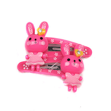 Детский Волосы ювелирные изделия Кролик заколки (случайный цвет, 3 пары в упаковке)