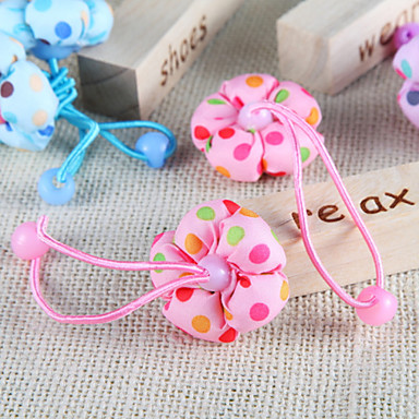 Сладкий Разноцветные ткани Волосы галстуков для ребенка (Random Color) (1 шт)