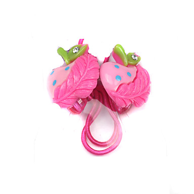 Детские Волосы украшения Яблоко листьев связи волос (случайный цвет, 3 пары в упаковке)