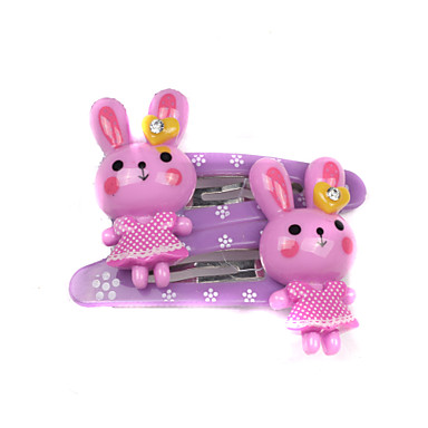 Детский Волосы ювелирные изделия Кролик заколки (случайный цвет, 3 пары в упаковке)