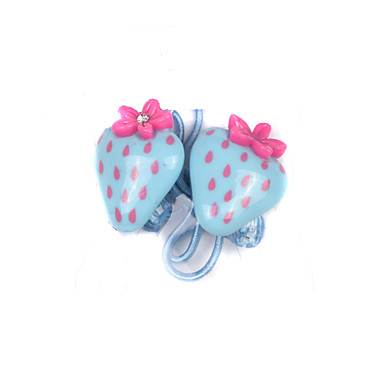 Детские Волосы украшения Конфеты Клубника Волосы Связи (случайный цвет, 3 пары в упаковке)