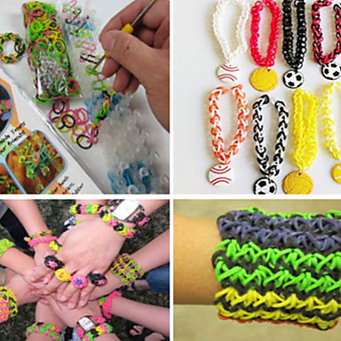 Радуга Lm Кит Сам браслет (600 PCS, С S-зажимами или C-Clip, 1 Спецификация, 1 крючком иглы)