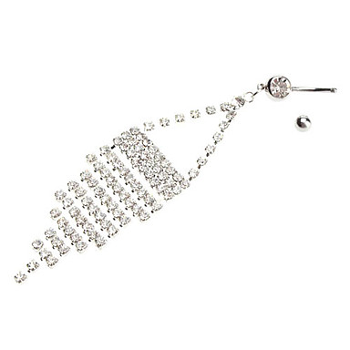 Delta Fringe бриллиантами кольцо из нержавеющей Navel