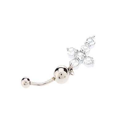 Бриллиантовым крестом кулон Navel Ring