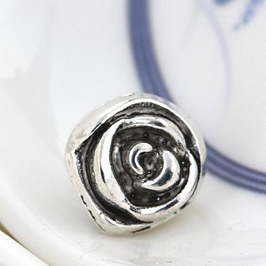 сладкий цветок серебро сплав очаровывает 20 шт / мешок (серебро)