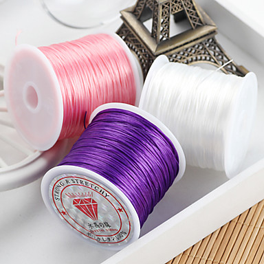 Классическая линия Многоцветный Ткань шнура и провода (70 метров / серия) (белый, розовый, фиолетовый)