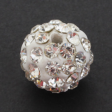(10шт) Мода Круглый DIY шариков Rhinestone