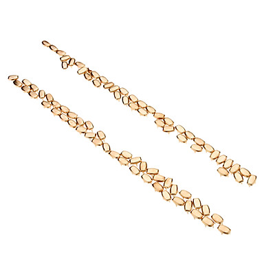 6 * 4 мм Прямоугольные Металл Бледно-золотистый желтый Заклепки * 100