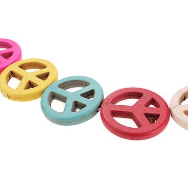 Символ мира Красочные бирюзовых бус