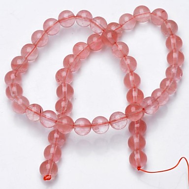 12мм 32Pcs Черри Кварц Круглые бусины 1Strand