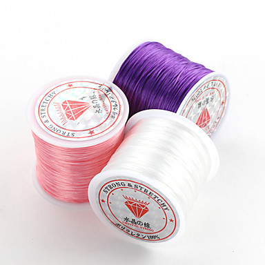 Классическая линия Многоцветный Ткань шнура и провода (70 метров / серия) (белый, розовый, фиолетовый)