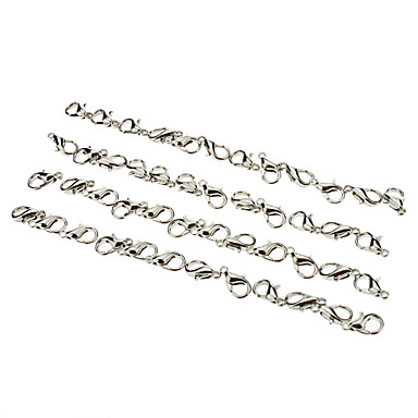 10 * 5 мм Белый K Металл Омар застежка Ювелирные пряжка * 50