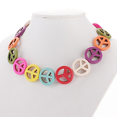 Символ мира Красочные бирюзовых бус