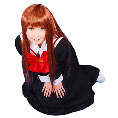 Прекрасные девушки матроса Черный Длинные рукава Равномерное школы