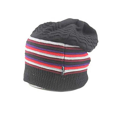 Красочные полосы вязаная шапка