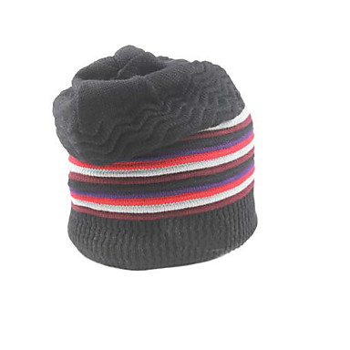 Красочные полосы вязаная шапка