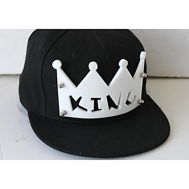 Мужская Кристалл Алфавит Корона Хип-хоп шляпа