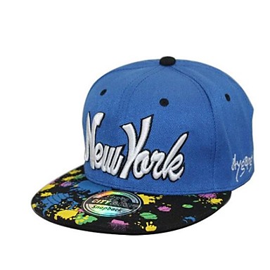 Мужская и Женская Нью-Йорк Цветной струйный Краска Граффити Жир Street Dance Hip Hop Бейсбол шляпа