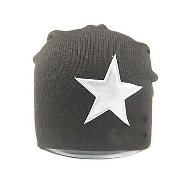 Big Star Простой вязаная шапка
